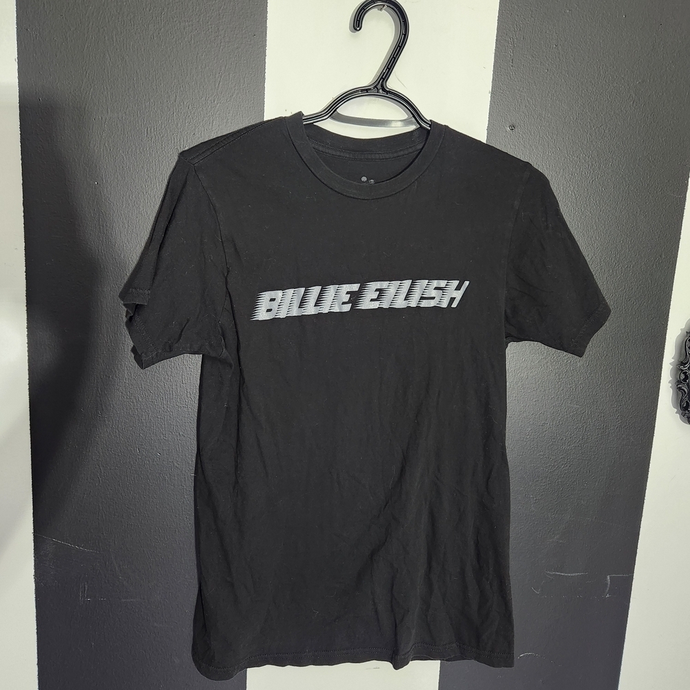 Black Graphic Tee with Bold Logo